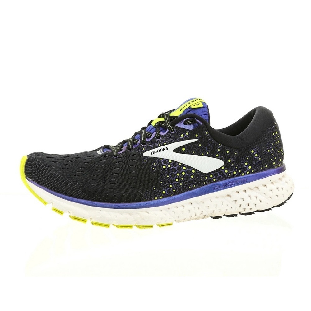 Brooks Glycerin 17 Black & Blue Running Sneaker Men's Z2057* Size 12.5 M
